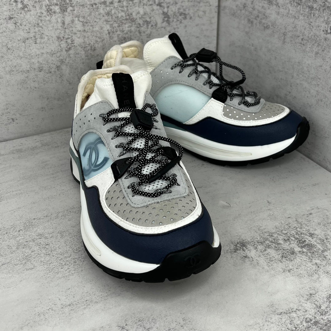 Chanel CC "Grey-White-Blue"