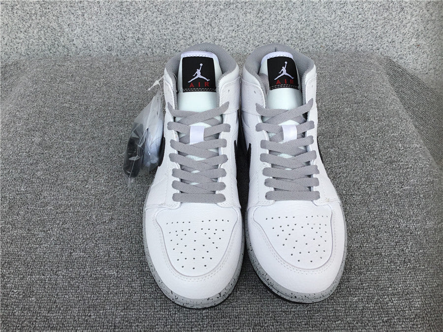 Air Jordan 1 Mid “White-Cement”