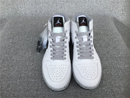 Air Jordan 1 Mid “White-Cement”