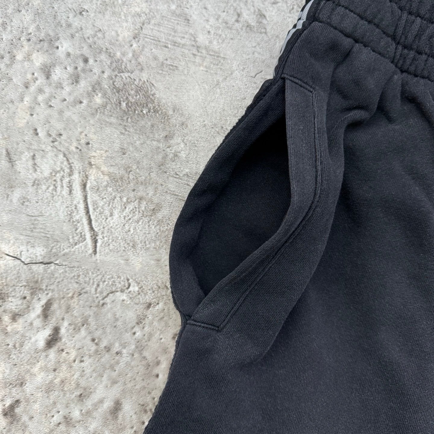 Balenciaga Stripe Baggy Pants "Washed Black-Grey"