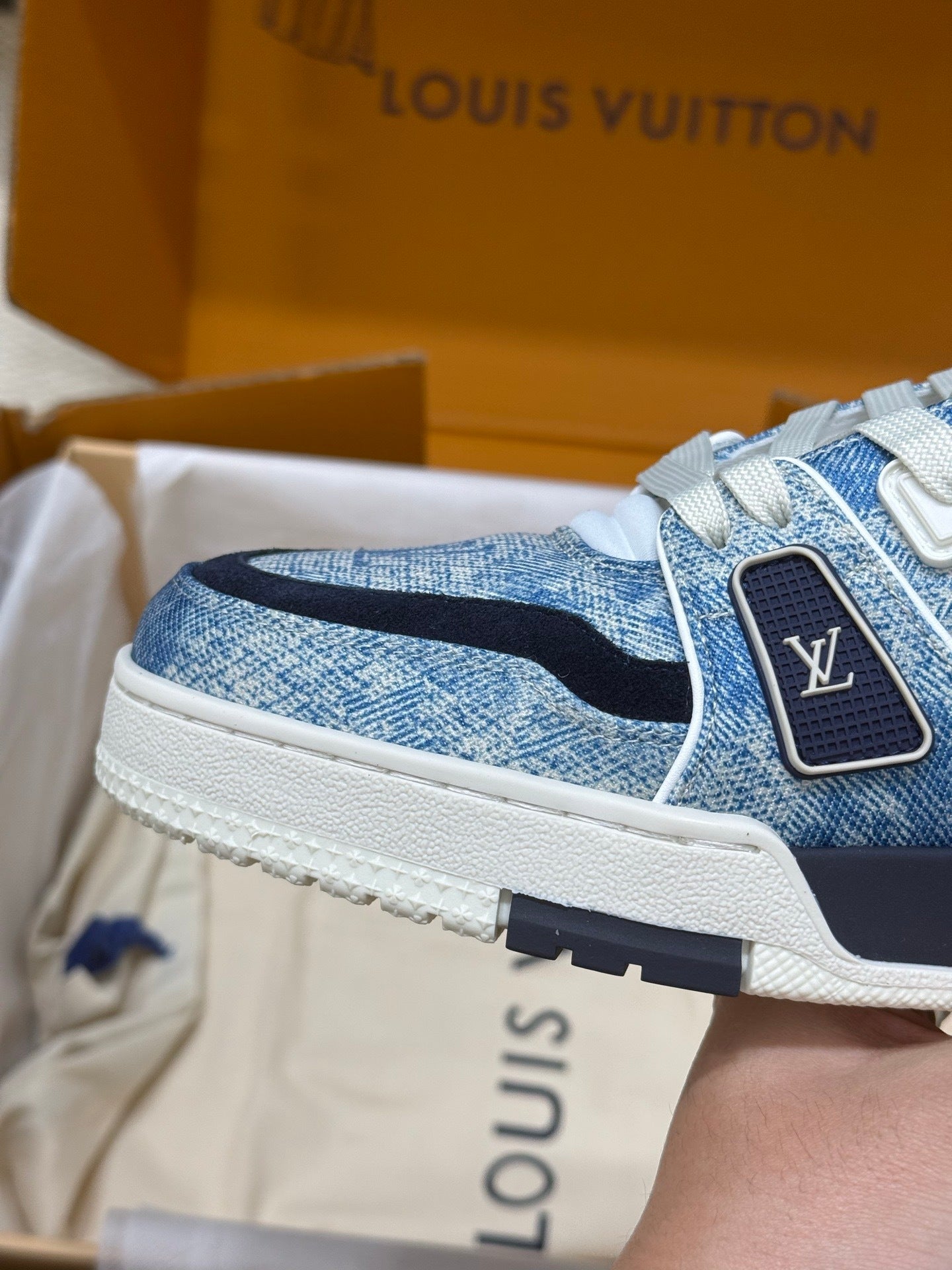 Louis Vuitton LV Trainers "Light Blue Denim"