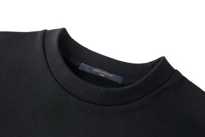 Louis Vuitton Flock Print Gradient Long-Sleeved Crewneck "Black"