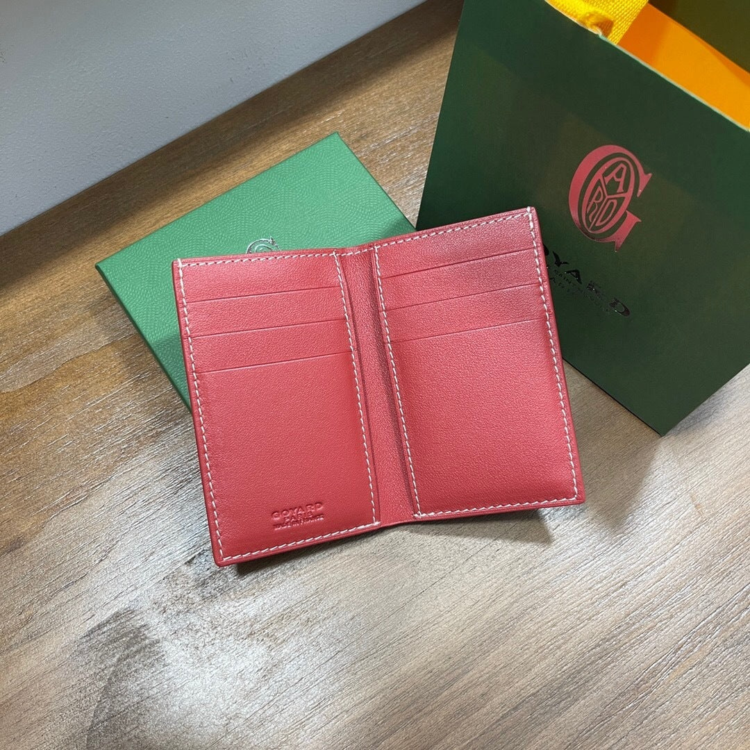 Goyard Saint-Pierre Card Wallet "Red"