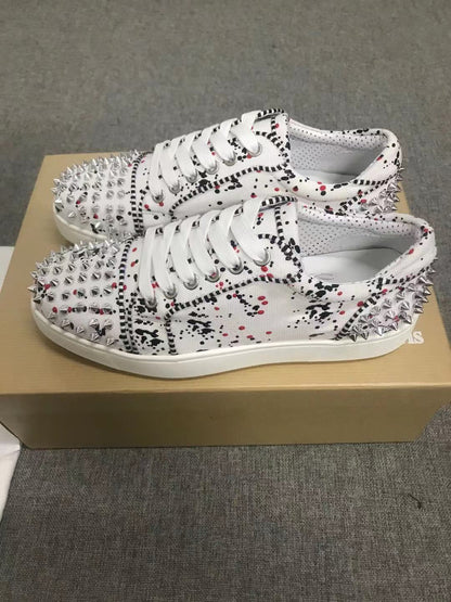 Christian Louboutin Seavaste 2 Flat "Toile Splash"