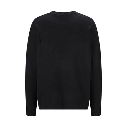 Loewe Anagram Pocket Sweater in Cotton Blend "Black"