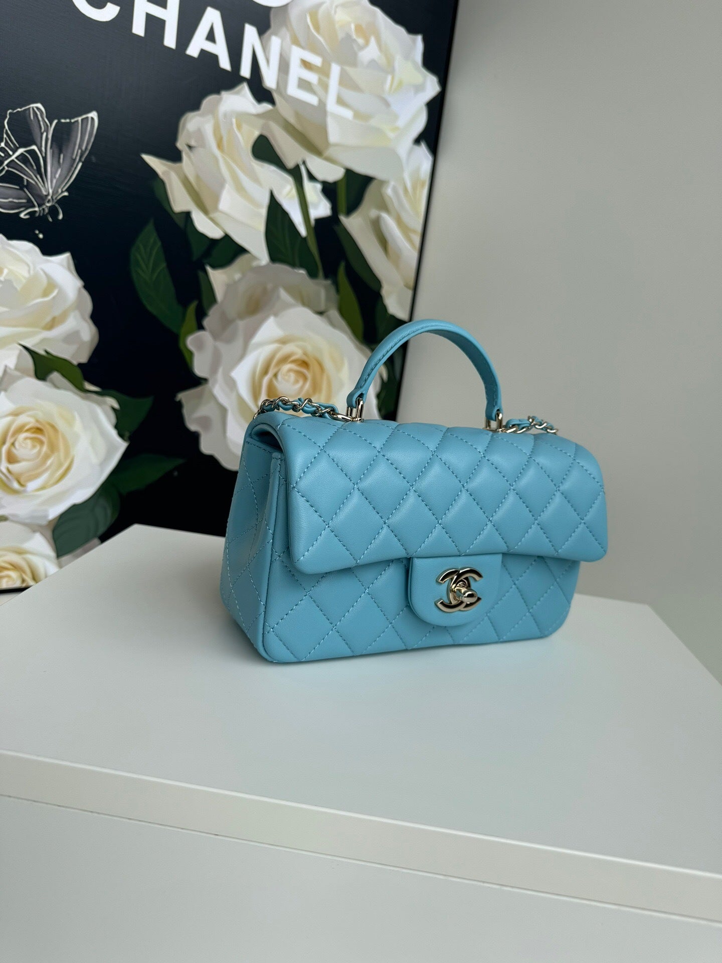 Chanel Large Flap Bag With Top Handle