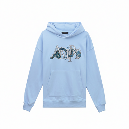 Amiri CNY Dragon Hoodie "Baby Blue"