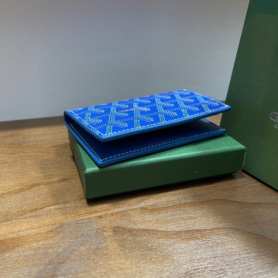 Goyard Saint-Pierre Card Wallet "Sky Blue"