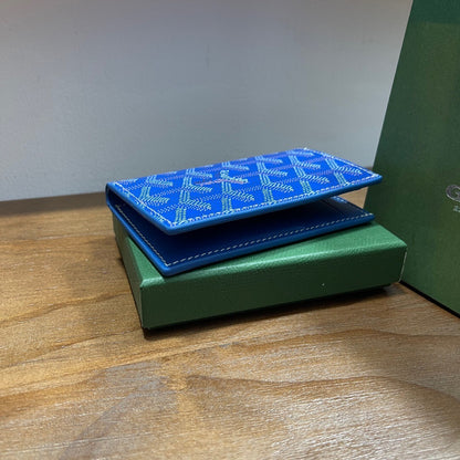 Goyard Saint-Pierre Card Wallet "Sky Blue"