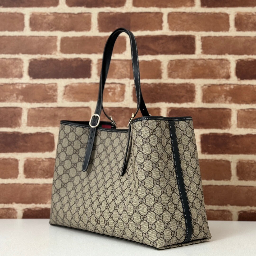 Gucci Large GG Emblem Tote Bag
