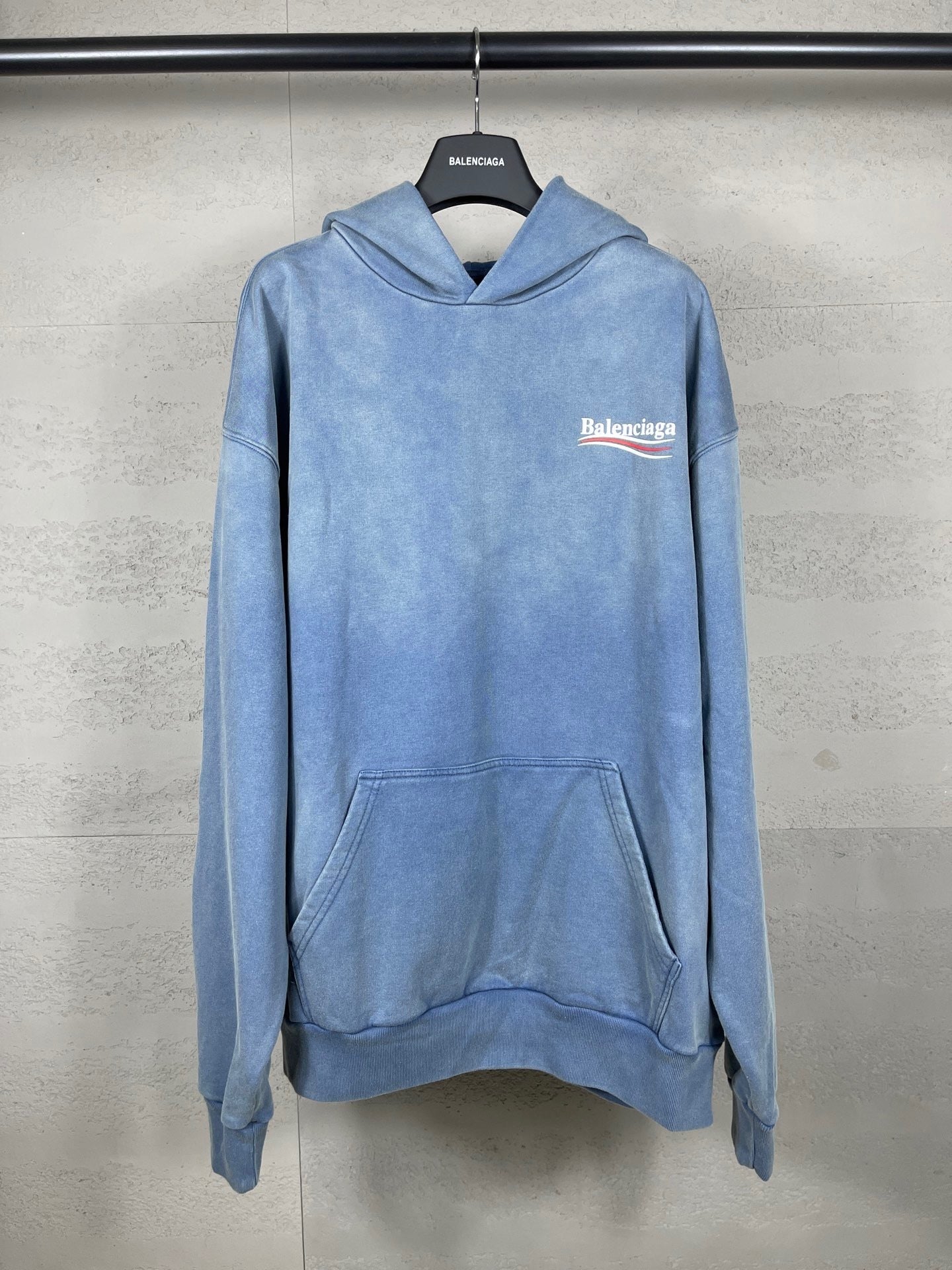 Balenciaga Political Campaign Hoodie "Blue"