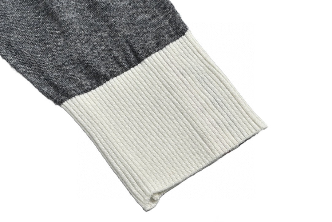 Thom Browne Cardigan "Grey/White"