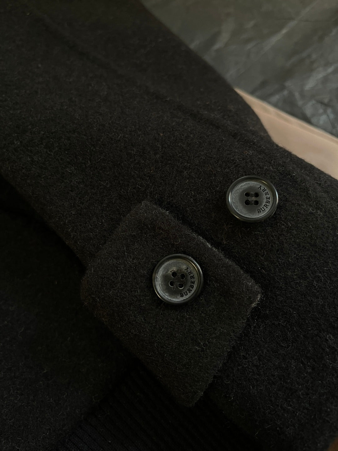 Burberry Reversible Wool Hooded Jacket "Black" and "Beige"