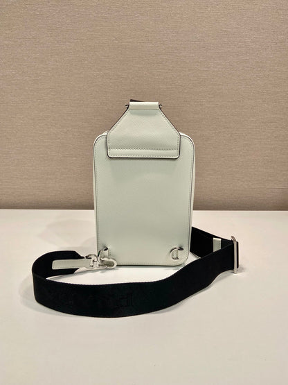 Prada Brique Saffiano Leather Bag