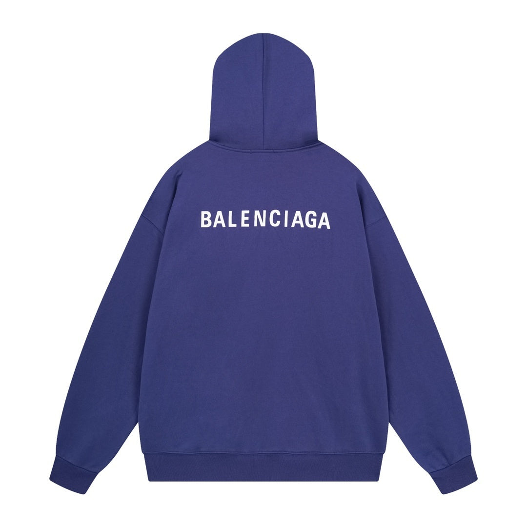 Balenciaga Hoodie "Blue-White"