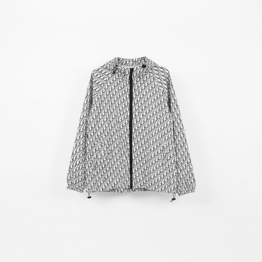 Dior Monogram Windbreaker Jacket "White-Black"