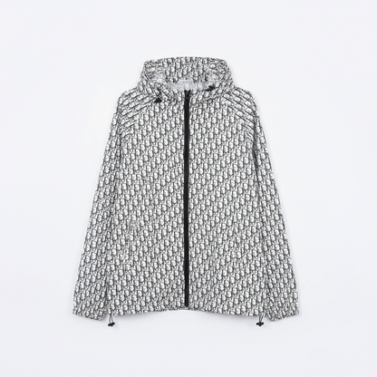 Dior Monogram Windbreaker Jacket "White-Black"