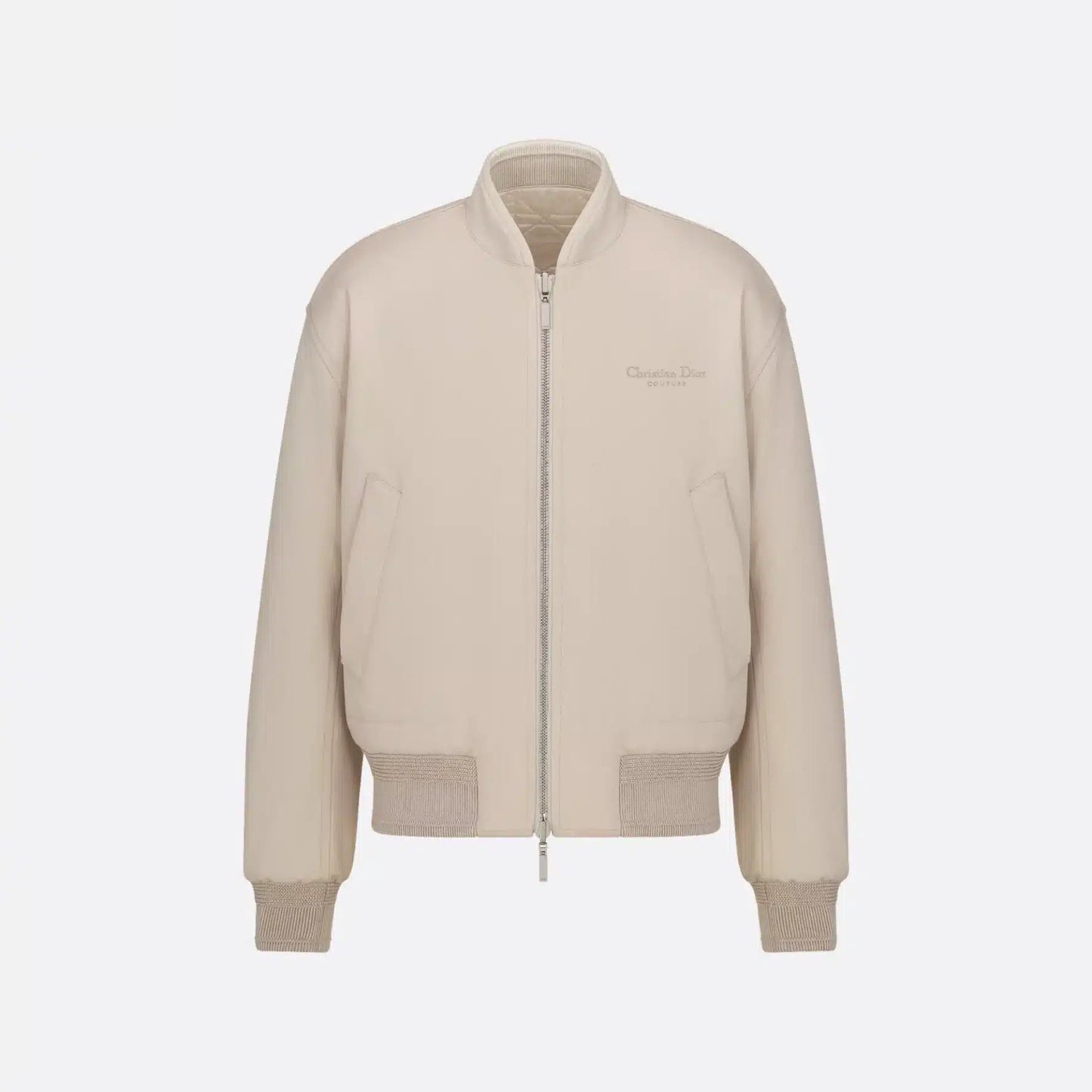 Dior Icons Reversible Bomber Jacket "Beige Cotton Twill "