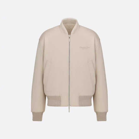 Dior Icons Reversible Bomber Jacket "Beige Cotton Twill "