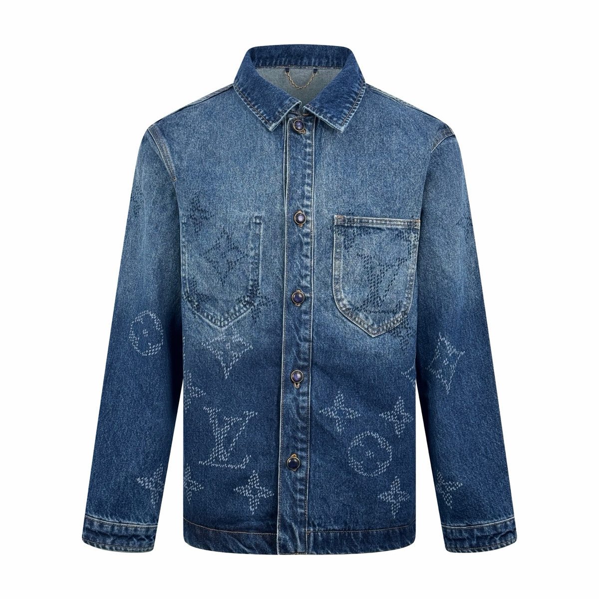 Louis Vuitton Monogram Denim Workwear Overshirt