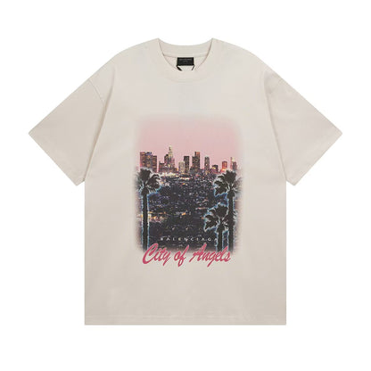 Balenciaga City Of Angels T-Shirt "Beige"