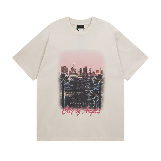 Balenciaga City Of Angels T-Shirt "Beige"