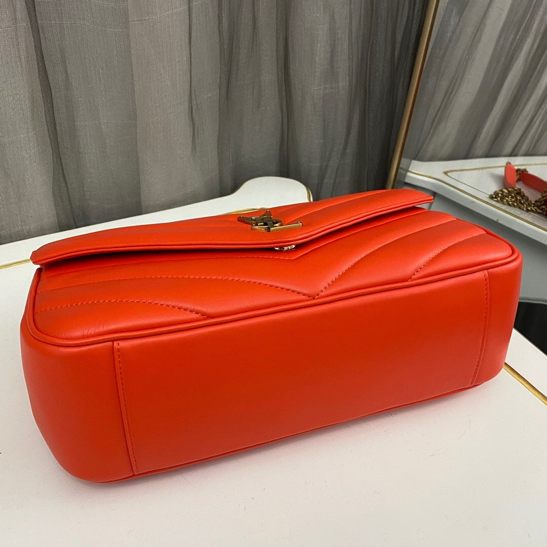 Saint Laurent Loulou Small Bag in Matelasse Lambskin