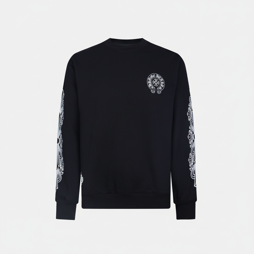 Chrome Hearts Sweatshirt "Black-White"
