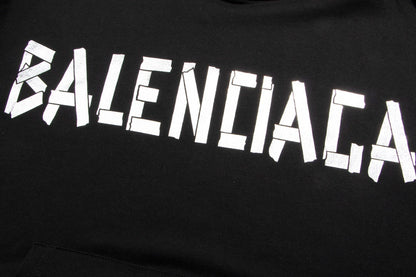 Balenciaga Hoodie "Black-White"