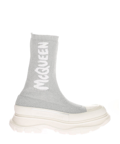 Alexander McQueen Tread Slick Boot "Ribbed Grey"