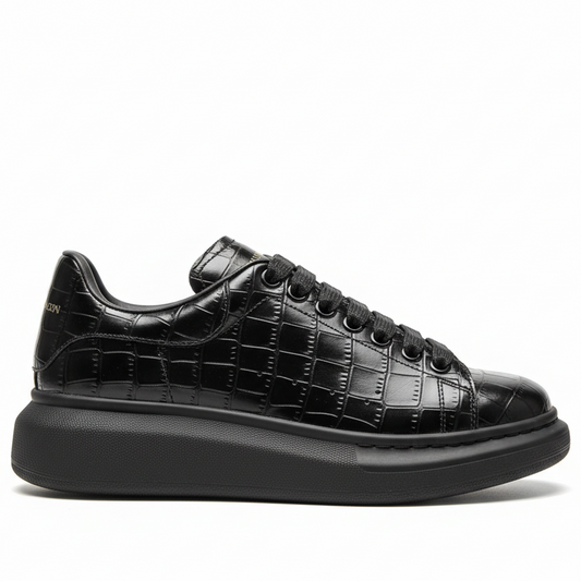 Alexander McQueen Oversized "Black Croc"