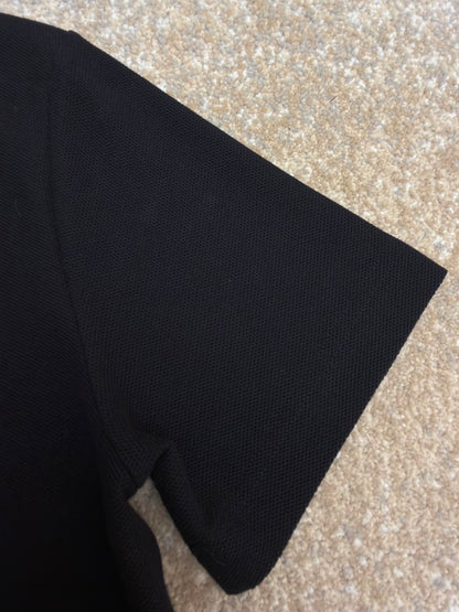 Burberry EKD Sketch Cotton Polo T-Shirt "Black"