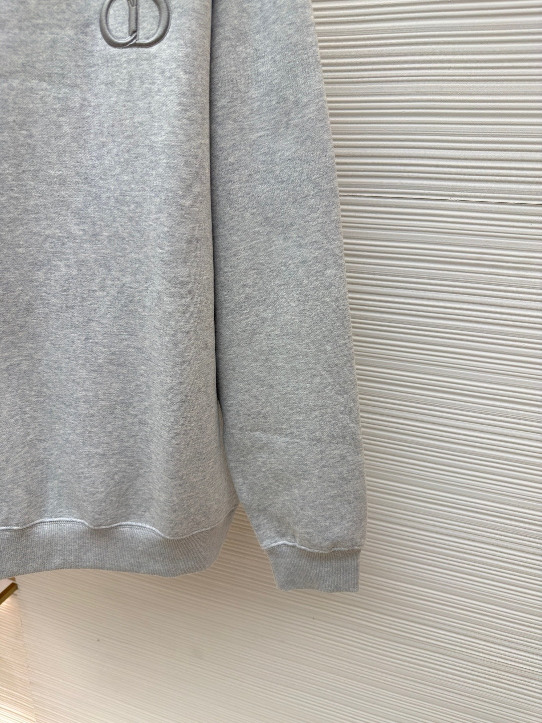 Dior CD Icon Sweatshirt "Gray Cotton Fleece"