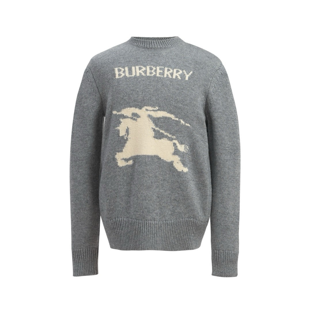Burberry Knight Wool Cashmere Sweater "Grey"