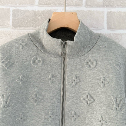 Louis Vuitton Monogram Embossed Track Top "Grey"