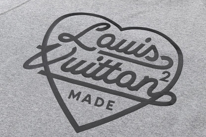 Louis Vuitton x Nigo Printed Heart Sweatshirt "Grey"