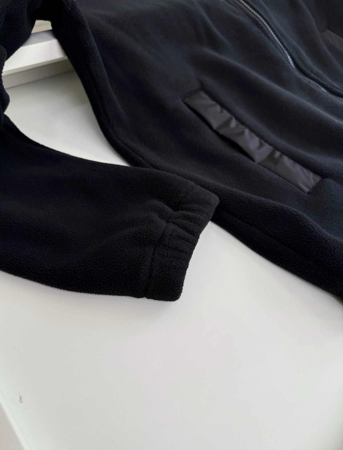 Moncler Fleece Zip Jacket "Black"