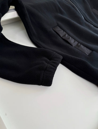 Moncler Fleece Zip Jacket "Black"