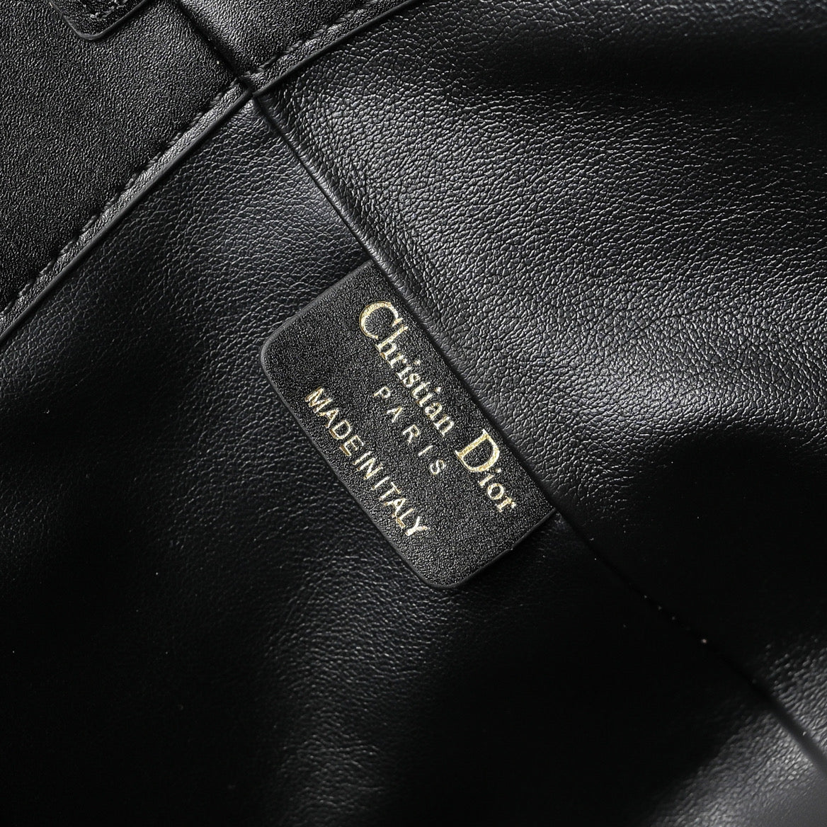 Dior Small Dior Toujours Vertical Tote Bag "Black Macrocannage Calfskin"