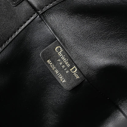 Dior Small Dior Toujours Vertical Tote Bag "Black Macrocannage Calfskin"