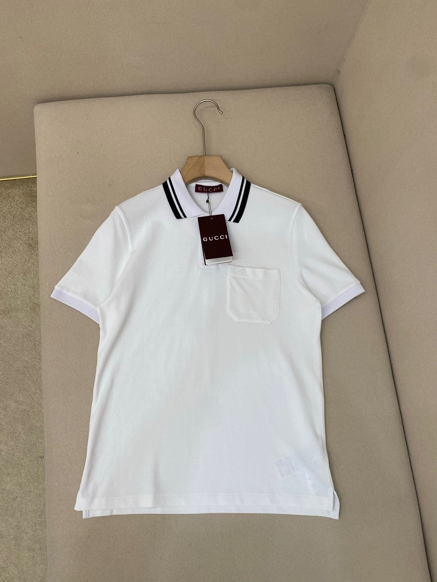 Gucci Cotton Polo T-Shirt "White"