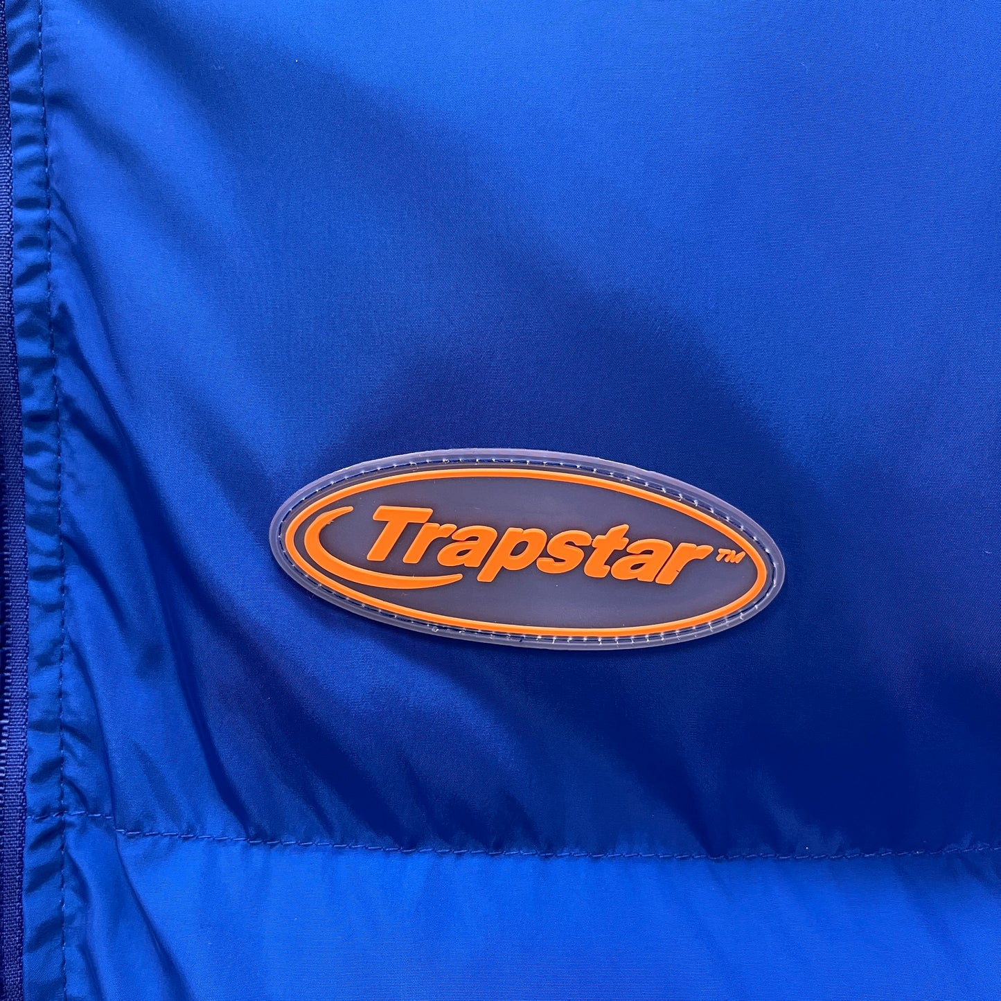 Trapstar Hyperdrive Down Jacket "Blue-Orange"