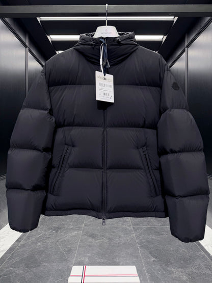 Moncler Meriera Hooded Short Down Jacket "Black"