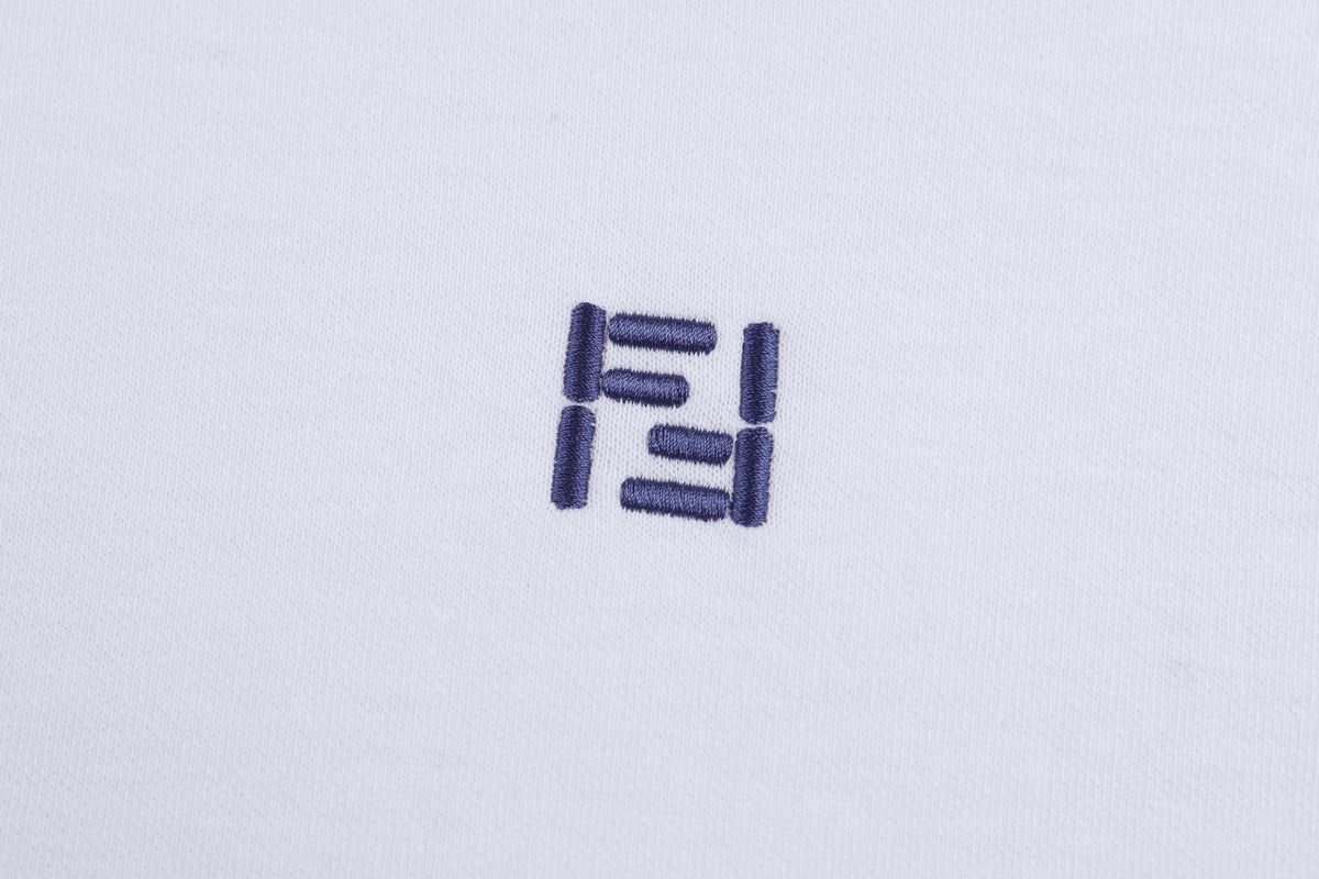 Fendi Cotton T-Shirt "White"