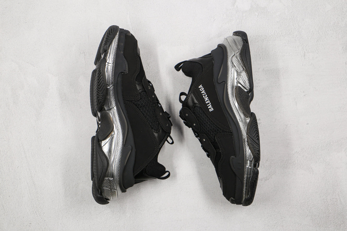 Balenciga Triple S "Black-Silver"