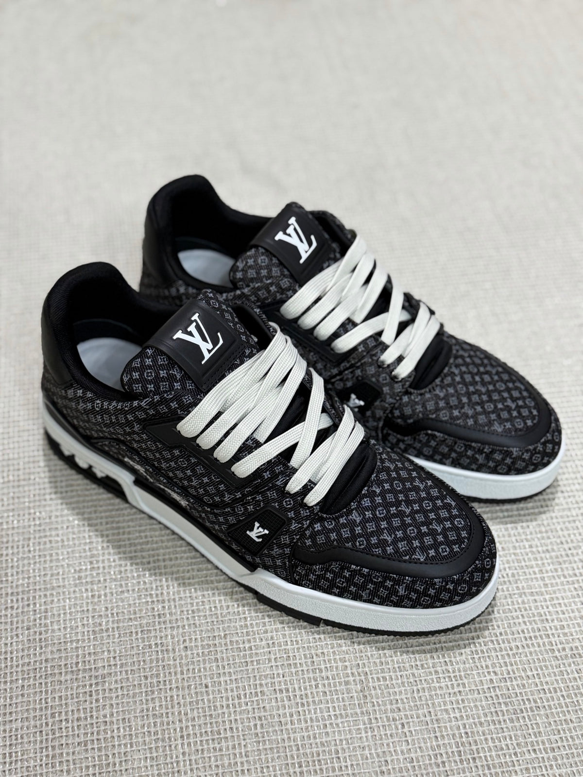 Louis Vuitton LV Trainer Sneaker "Black Denim"