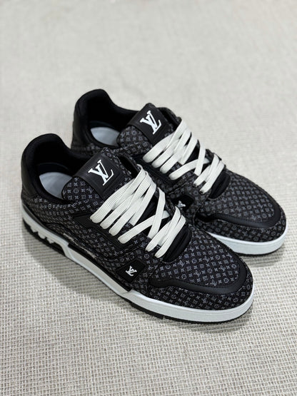 Louis Vuitton LV Trainer Sneaker "Black Denim"
