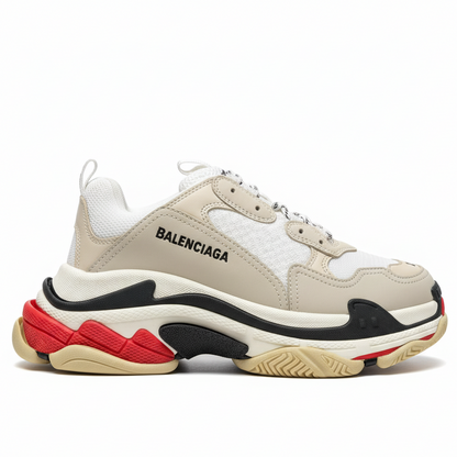Balenciaga Triple S "White-Black-Red"