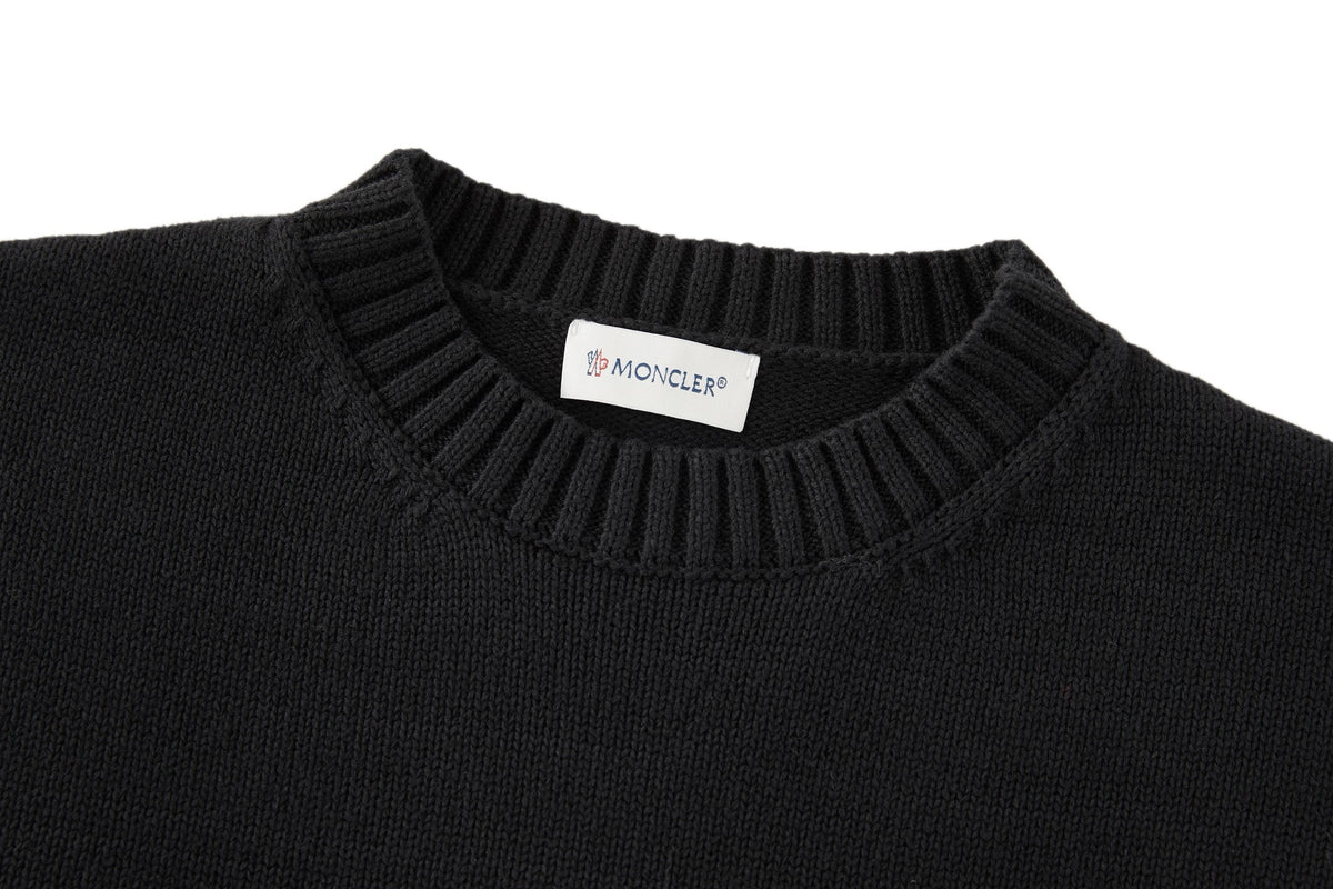 Moncler Wool & Cashmere Blend Jumper "Black"