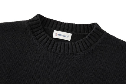 Moncler Wool & Cashmere Blend Jumper "Black"